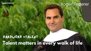 Roger Federer speech on talent | ledevcreator | Dartmouth