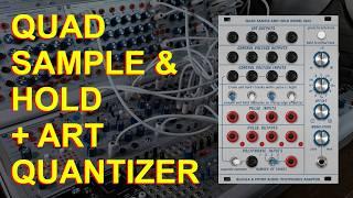 264t Quad Sample & Hold & Polyphonic Adapter module demo - Tiptop & Buchla