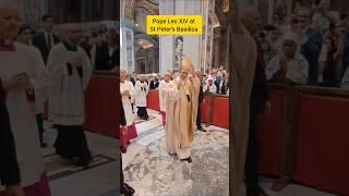 Pope Leo XIV looking sharp at St. Peter’s Basilica. #popeleoxiv #newpope #vatican #rome #usa