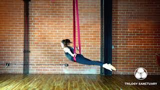 Strength & Stretchy Aerial Yoga Flow! Advanced (45 min) | Trilogy Sanctuary Yoga