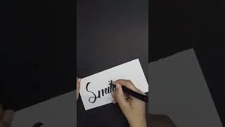 Smita Kar | Name Calligraphy | Calligraphy with me