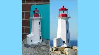 I made the Peggy's cove lighthouse