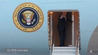 US President Joe Biden says goodbye to Germany