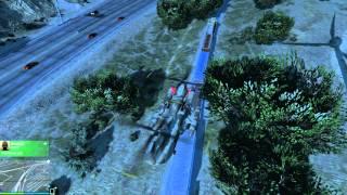 GTA V: Drunk adventures and train-jacking