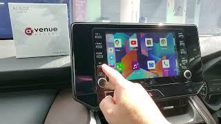 toyota harrier install plug n plag Avenue gadget android box