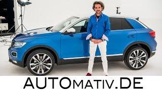 VW Volkswagen T-Roc (2017) erste Sitzprobe, Test und Review der Weltpremiere - AUTOmativ.de