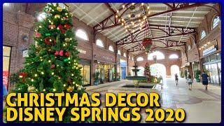 Disney Springs "Christmas Tree Stroll" & Holiday Decor