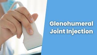 Ultrasound guided glenohumeral joint injection - 2 min series MSKUS