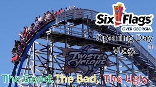 Six Flags Over Georgia 2023 Opening Day Vlog - The Good, The Bad, And The Ugly