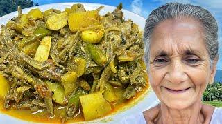 Dried Sprats Curry with Potato | Dried Sprats Potato Curry