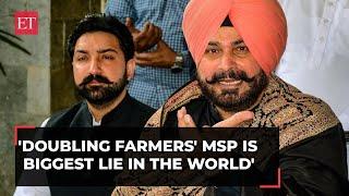 Navjot Singh Sidhu calls doubling farmers' MSP or income ‘biggest lie in the world’