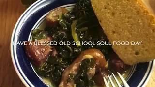 OLD SCHOOL COLLARD GREENS WITH HAM HOCKS