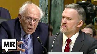 Bernie Sanders Grills Trump Trade Stooge