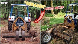 GERADER Marke EIGENBAU | WEGEUNTERHALTUNG ein TAG im WLAD | FORD 3600A + WEGEHOBEL | oldtimer_junkie