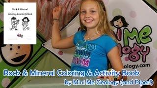 Coloring Book Video by Mini Me Geology  - Review by Piper