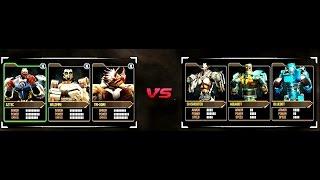 REAL STEEL Aztec & Wildfire & Tri Gore VS Six Shooter & Aquabot & Bluebot New Robots