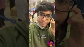 ️Airport la Vechu Senjutaanga.. - Singapore Ep 1| Idris Explores | #shortsng