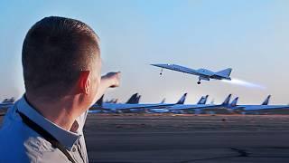 We Filmed a Supersonic Plane Test Flight (Boom Supersonic)