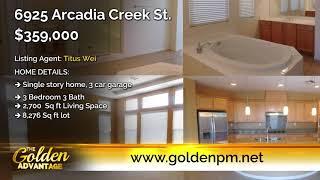 6925 Arcadia Creek St North Las Vegas Property for Sale by Golden Assets & Property Management