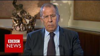 US protecting Nusra front to force regime change in Syria - Sergei Lavrov - BBC News