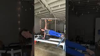 Holding that Pilates move 