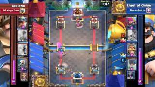 Clash Royale | Light of Orion Vs adriano | Nova eSports - 50 Kings Team | 1# 13/4/17 Replay