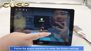 CUSP 10'' Android Car Stereo Radio GPS Car Play TS7 2G+32G CANBUS Setting Video #canbus #carstereo