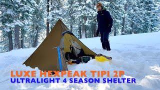 LUXE HEXPEAK  TIPI  2P  |  ULTRALIGHT SHELTER  |  UNBOXING