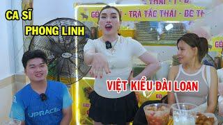 Ca sĩ Phong Linh và Việt kiều Đài Loan ghé quán - Ty Thy Vlog Gỏi đu đủ