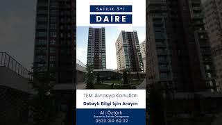 Tem Avrasya Konutları Satılık 3+1 Daire #shorts #emlak #istanbul #forsale #daire #satılık #konut