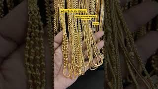 Micron gold plated plain chains premium quality #shorts #viral #cz #online #trending #unique #matte