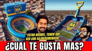 CLOSS: "ESTOS SON LOS PROYECTOS DE RIQUELME PARA TERMINAR LA CANCHA DE BOCA, FIEL A SU HISTORIA"