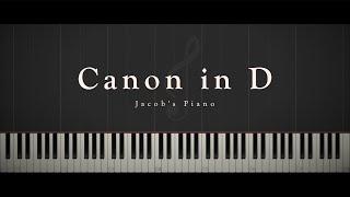 Canon in D (Wedding Version) \\ Synthesia Piano Tutorial