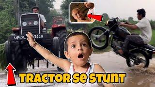 Massy Tractor Se Stunt Kar Daya Babli Se offroading Testing Kari