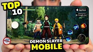 Top 10 Best DEMON SLAYER Games on Android & iOS 2023 ( Offline And Online ) | High Graphic Games