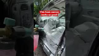 Foam Cannon Car Ended So Bad FAIL! #foamcannon #carwash #carwashtime #detailing #fails #carcleaning