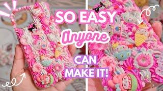 SUPER EASY DIY Hello Kitty Junk Case | Charm Case Tutorial