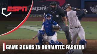 Dodgers win Game of World Series on bases-loaded fly out by Jose Trevino | ESPN MLB