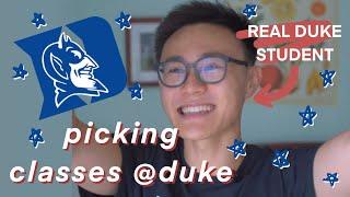 tips for picking classes at duke