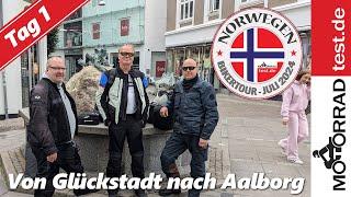 Motorrad-Tour Norwegen | Tag 1: Von Glückstadt nach Aalborg