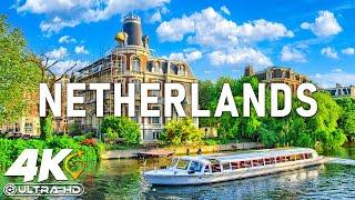 Netherlands 4K UHD - Discover the Charm of Tulips, Canals, and Windmills