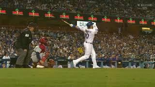 Justin Turner Hits Game Tying Home Run In 4th | Dodgers vs. Cardinals (Wild Card Game)