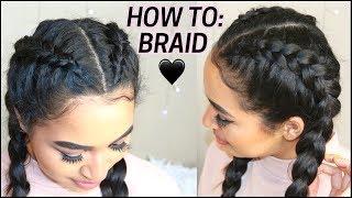 DUTCH BRAID / CORNROW HACKS   Long Hairstyles by Lana Summer