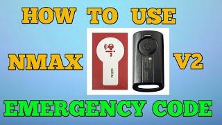 PAANO GAMITIN ANG EMERGENCY KEY NG NMAX V2 2024