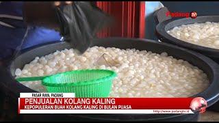 Pedagang Buah Kolang Kaling Di Kota Padang Mengeluhkan Sepinya Jual Beli