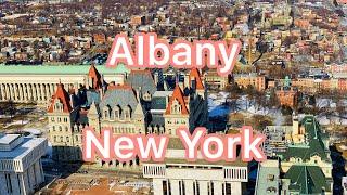 Driving Downtown,  Albany, NY - the Capital of New York State