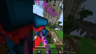 Killing a crazy hacker on the hive skywars minecraft bedrock