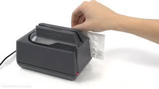 How to Clean a MICR  Check Reader with a Check Reader Cleaning Card featuring Waffletechnology®