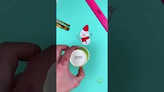 DIY Snowman Cup ️ Perfect Winter Craft!