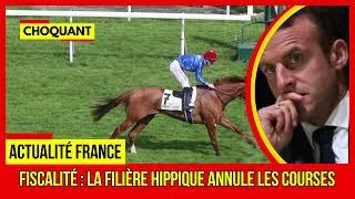 URGENT.. Fiscalité  la filière hippique annule les courses Plus d'actualités france Sur TF1